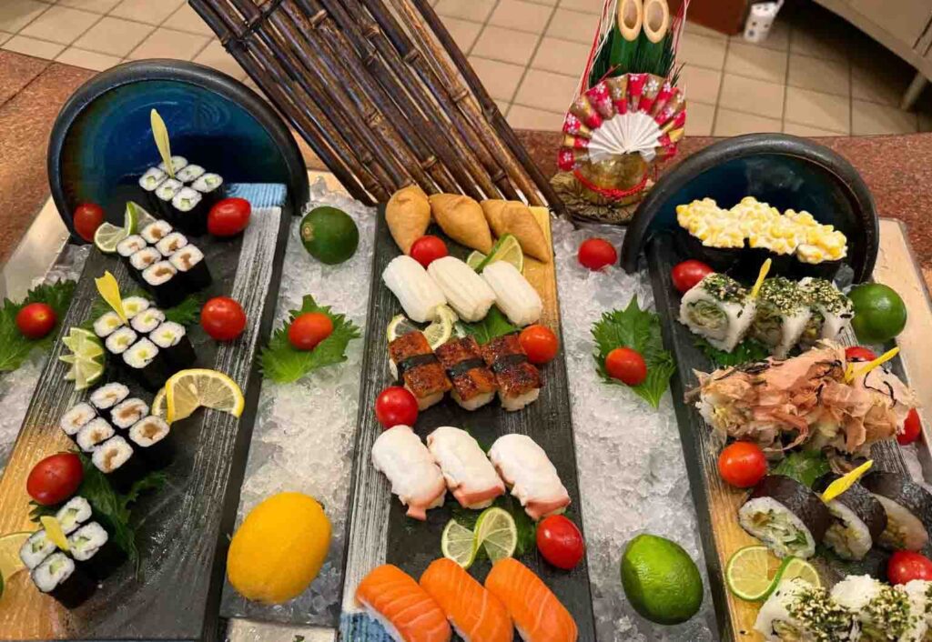 ルミエール・キッチンのディナービュッフェ：海鮮ステーション