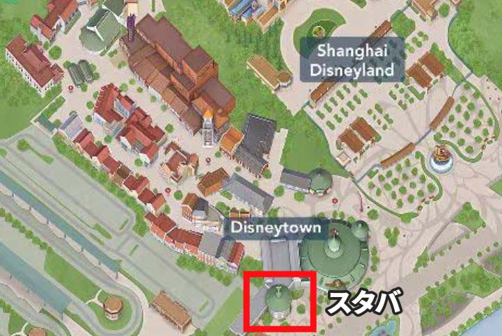 上海ディズニーランドのスタバ