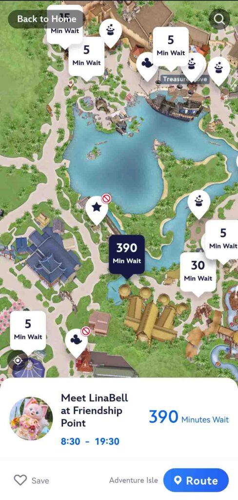 上海ディズニーランド：リーナベルのグリーティング