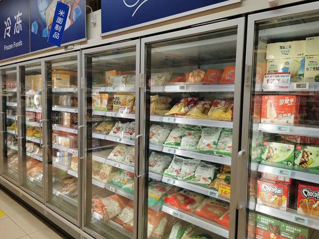 盒马スーパー：冷凍食品