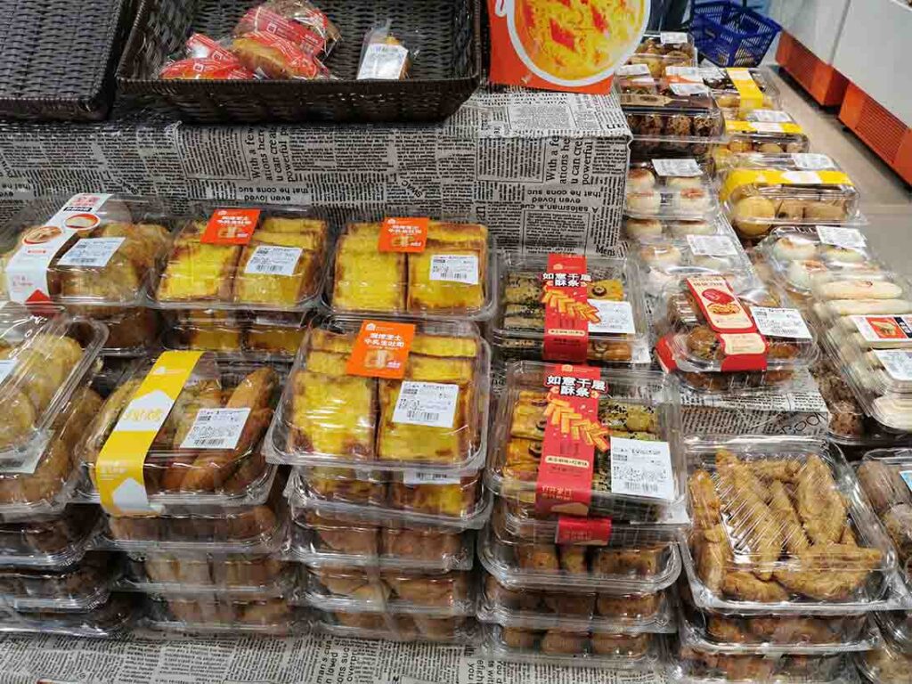 盒马鲜生：菓子パンセクション
