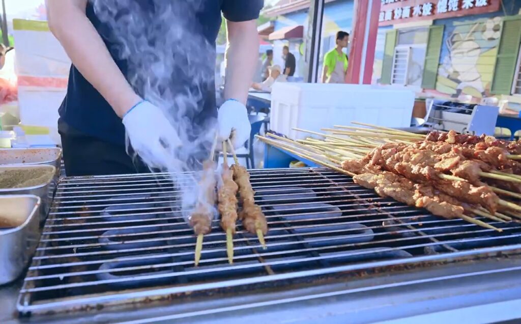 羊の串焼き