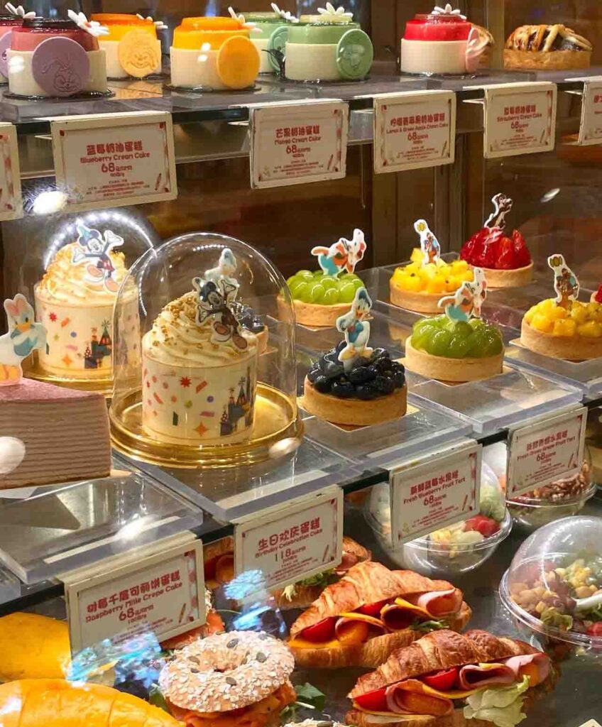 クッキーアン・ベーカリー・カフェのベーカリーとスイーツメニュー