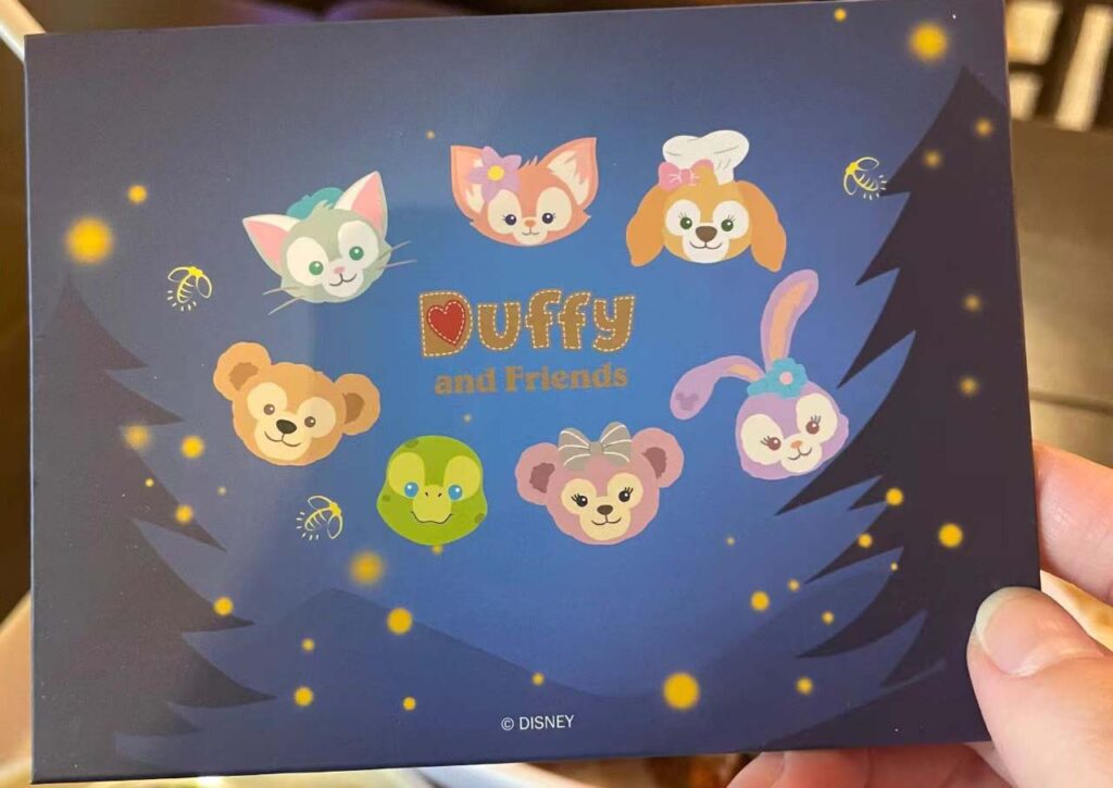 ダッフィー＆フレンズのレストランでもらえるキャラ封筒