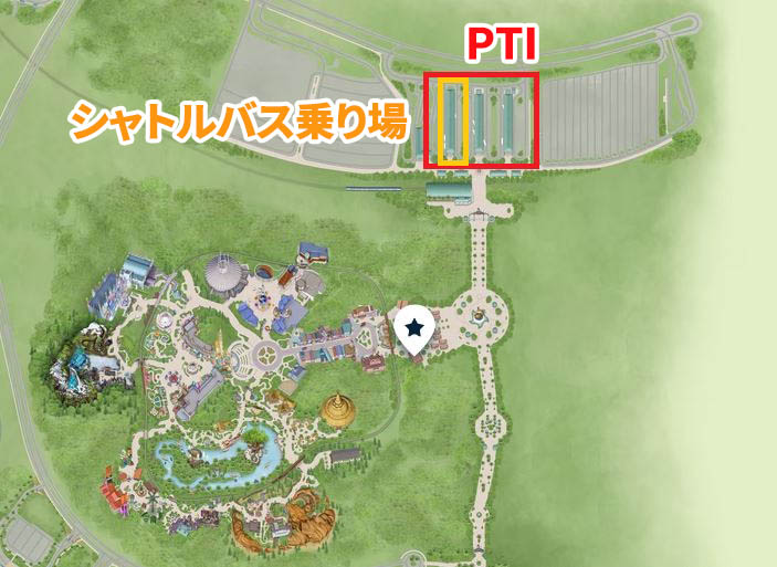 香港ディズニーランドのシャトルバス乗り場 1