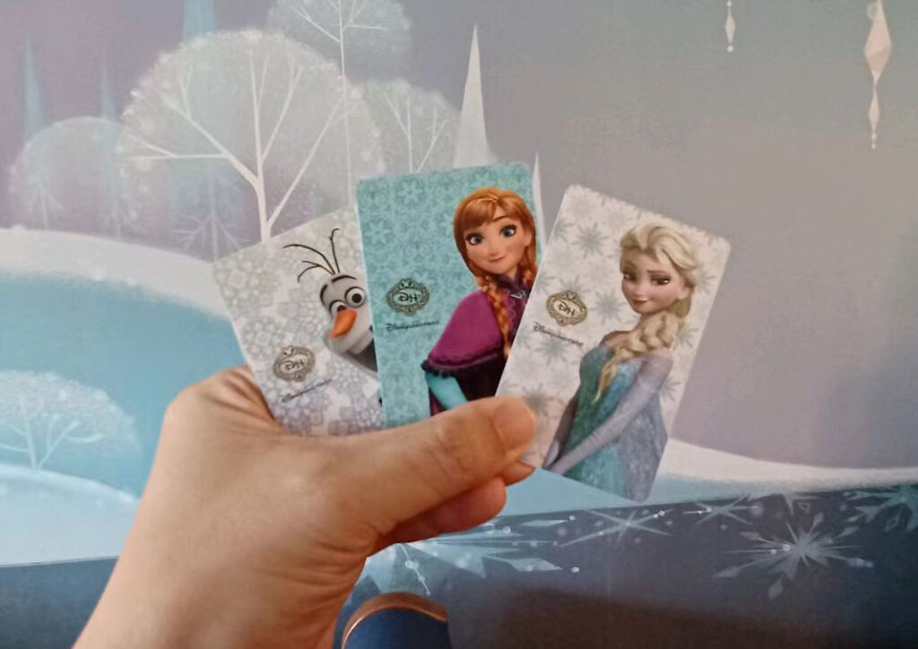 香港ディズニーランドホテル：アナ雪テーマルームのルームキー