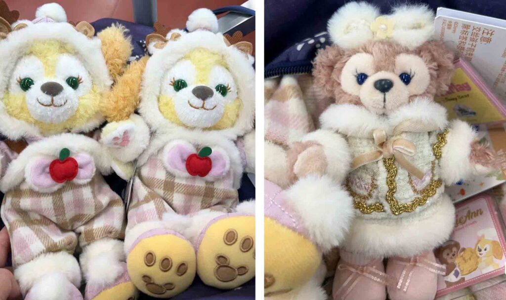 上海ディズニーランドのクリスマス限定アイテム:ダフフレのキーホルダー2