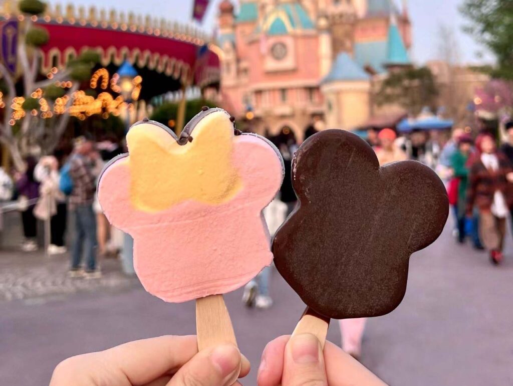 香港ディズニーランドのアイスキャンディー