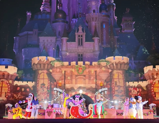 香港ディズニーランドのクリスマスイベント：ディズニー・クリスマス・ライブ・イン・コンサート！