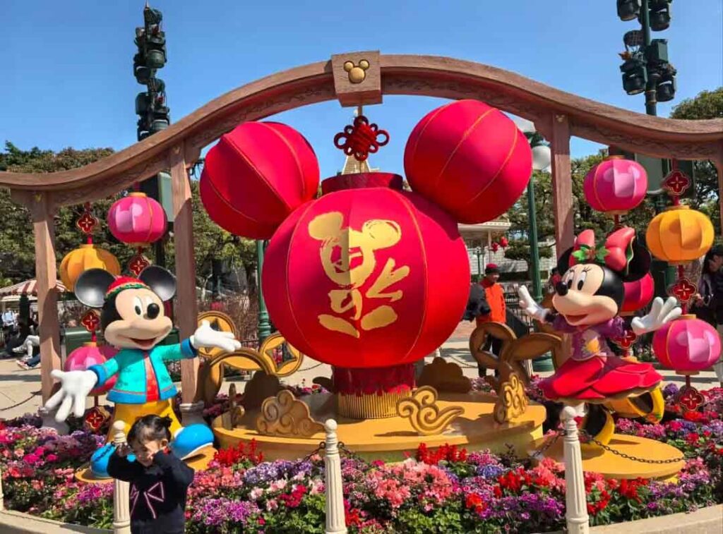 香港ディズニーランドの旧正月