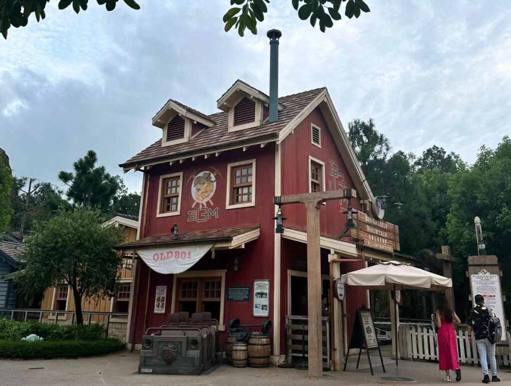 香港ディズニーランド：ビッグ・グリズリー・マウンテン・ラナウェイ・マイン・カー