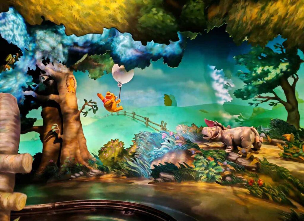 香港ディズニーランド：プーさんの冒険