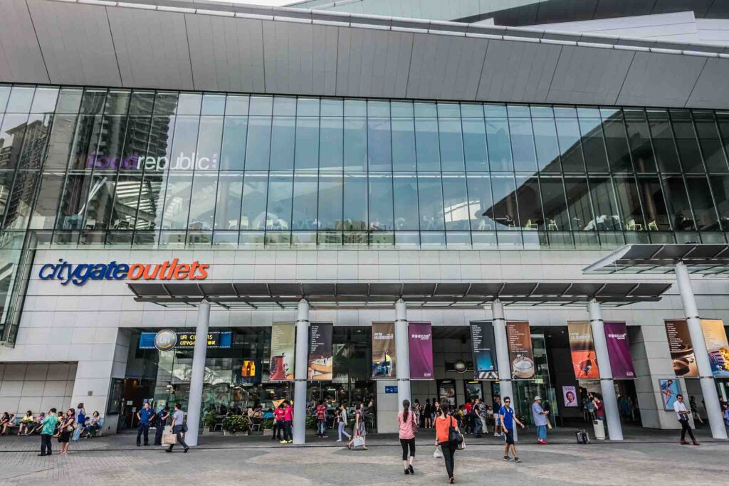 香港ランタオ島：シティゲート・アウトレット