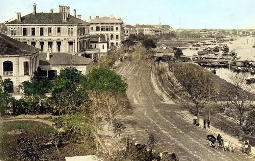 1800年代の外灘（バンド）