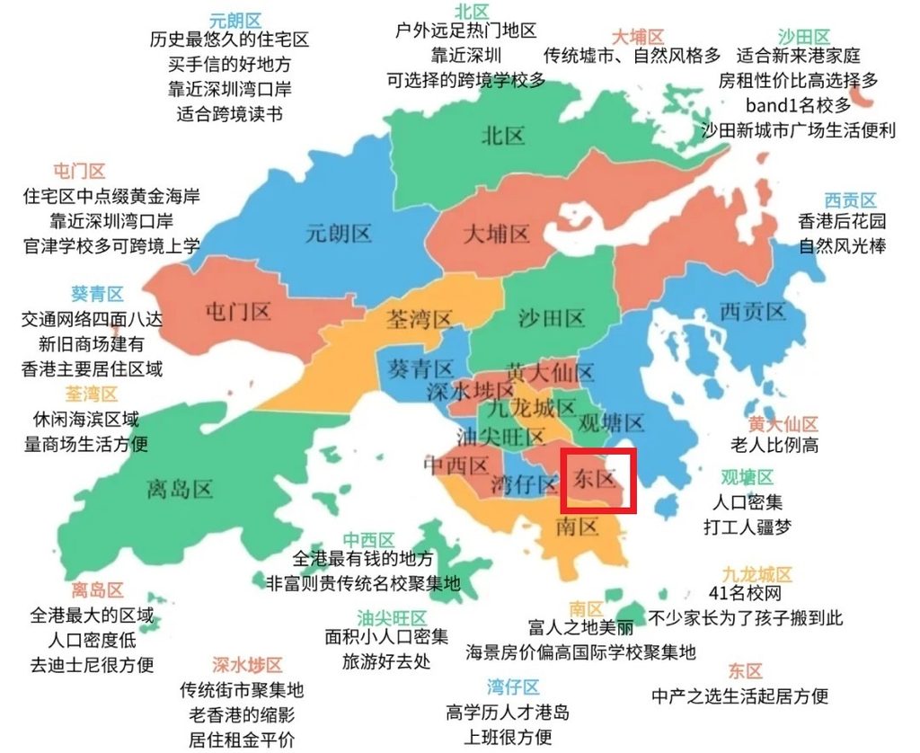香港島の東区