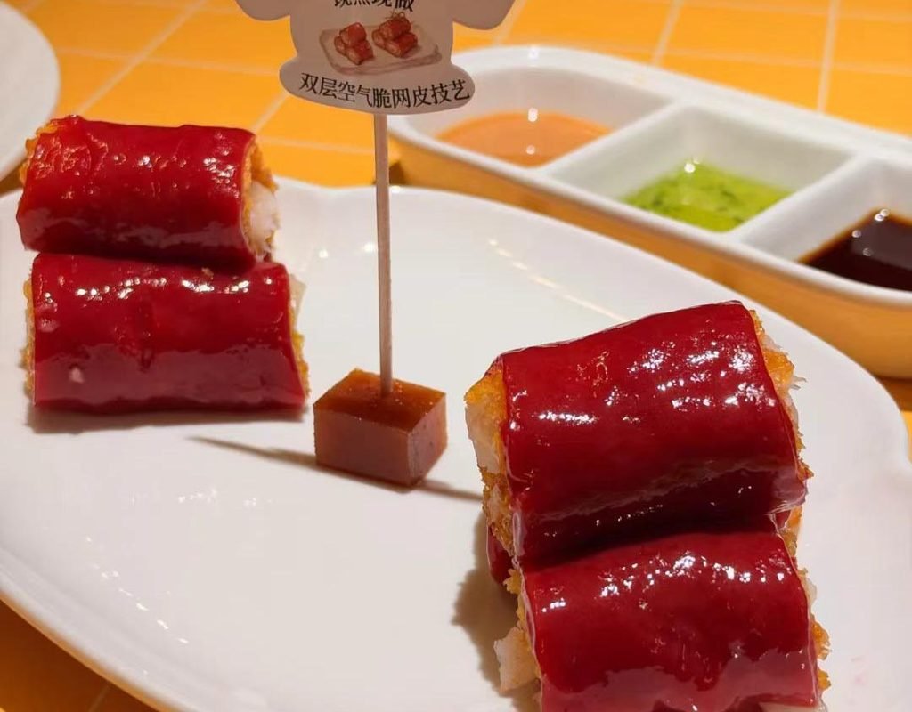 脆脆鮮蝦紅米腸（サクサク海老の紅米腸粉）
